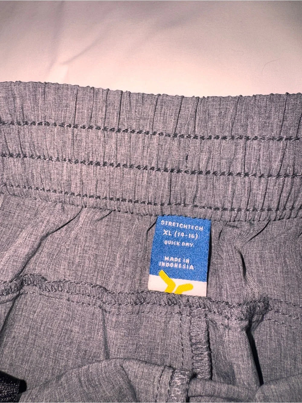 Old Navy Boys Gray Elastic Waist Pull-On Shorts with Drawstring